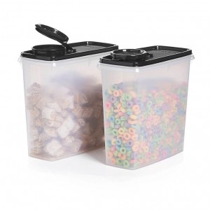 Tupperware Cereal Storers Black Dry Storage | CTO-541207