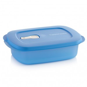 Tupperware Crystalwave Plus 4-cup/1 L Rectangular Cobalt Lunch and Snacks | LYB-286139