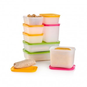Tupperware Freezer Mates Plus 8-pc. Starter Set Pink Freezer Storage | IGM-935106