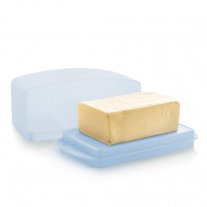 Tupperware Impressions Butter Dish White Refrigerator Storage | EAO-179284