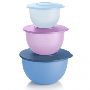 Tupperware Impressions Classic Bowl Set White Serveware | LNH-647159