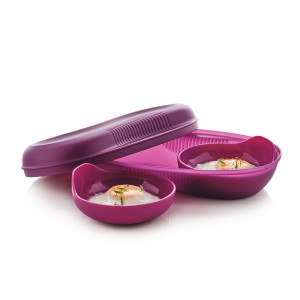 Tupperware Microwave Breakfast Maker Set Purple Microwave Cooking | GPB-405618