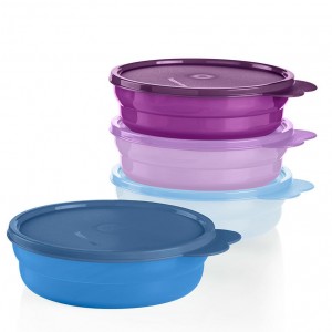 Tupperware Microwave Reheatable Cereal Bowls White Microwave Reheatable | ROG-146835