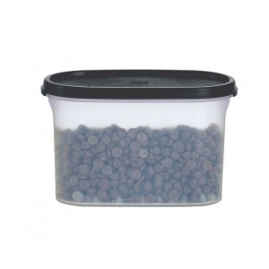 Tupperware Modular Mates Oval 2 Black Dry Storage | RQG-105397