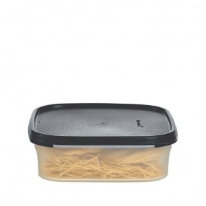 Tupperware Modular Mates Square 1 Black Dry Storage | HCI-354261