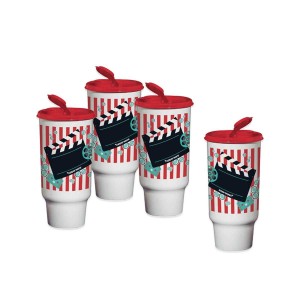 Tupperware Movie Night Mega Tumblers Drinkware | MOI-073246