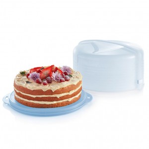 Tupperware Round Cake Taker White Baking | NAZ-129687