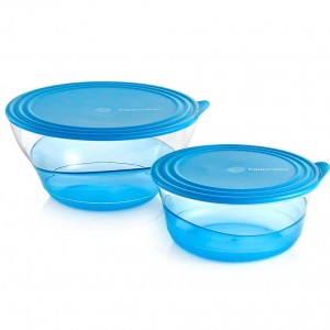 Tupperware Sheerly Elegant 2-pc. Set Azure Serveware | DXW-904583