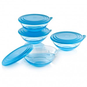 Tupperware Sheerly Elegant Extra Small Bowls Azure Serveware | MCV-026148