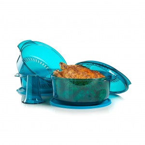 Tupperware Tupperwave Stack Cooker Peacock Microwave Cooking | GQN-940521