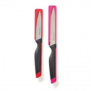 Tupperware Universal Series Utility And Serrated Knife Set Knives | JVX-637152