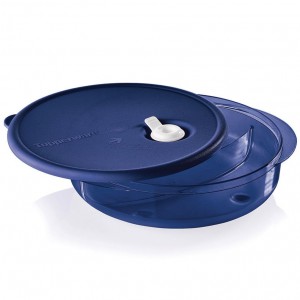 Tupperware Vent 'N Serve Round Divided Dish Nocturnal Sea Freezer Storage | RLV-037561